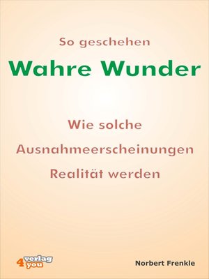 cover image of So geschehen wahre Wunder